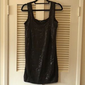 Brown Croc Print Tunic/Dress